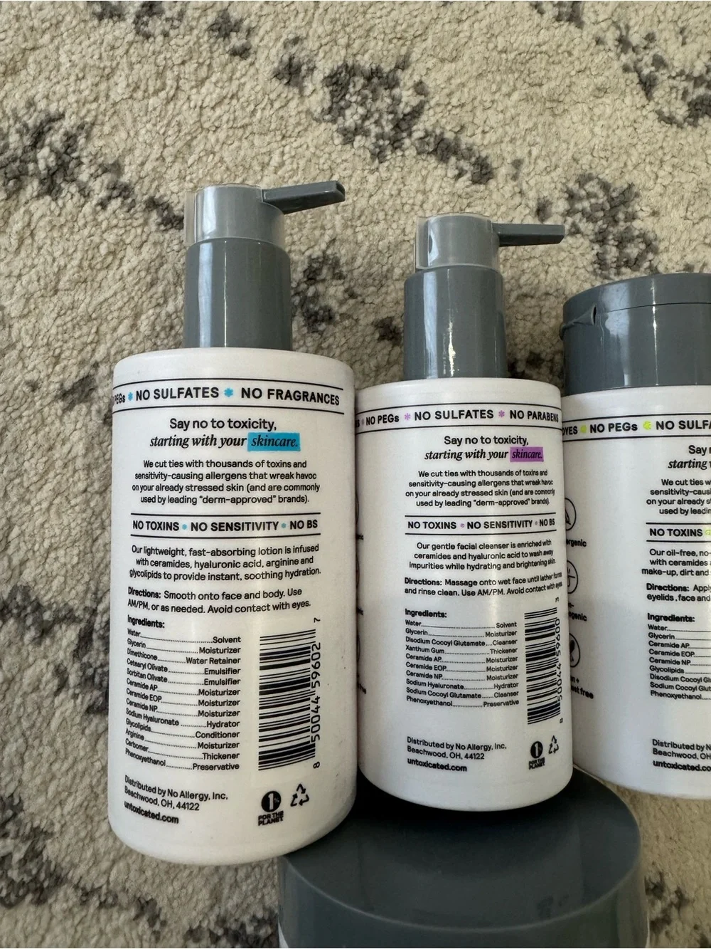 Untoxicated Face Body Care Skin Set